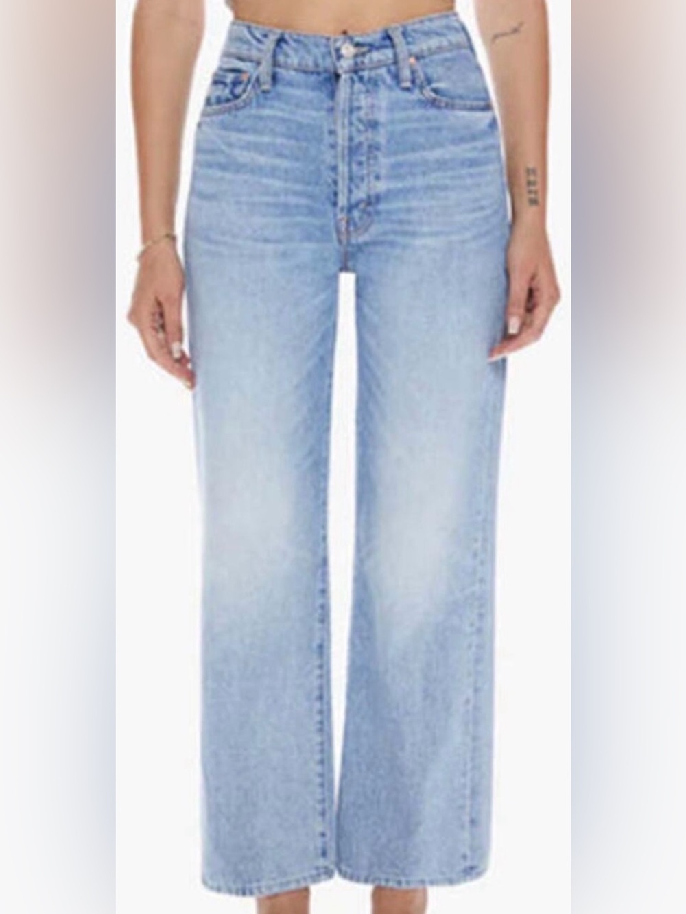 Mother Jeans The Rambler Ankle High Rise Relaxed 100% Cotton Bucket List 24